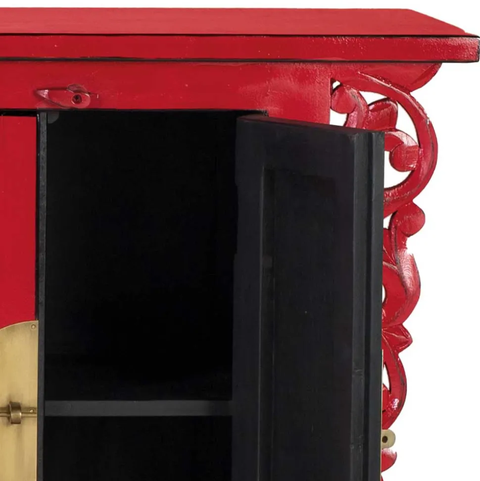 Rotes Sideboard im Asia Style - Iscian