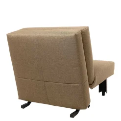 Ruhesessel in Beige Stoff - Ofreda