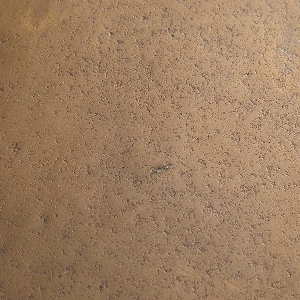 Runde Anstelltische in Altmessing - Blanco (zweiteilig)