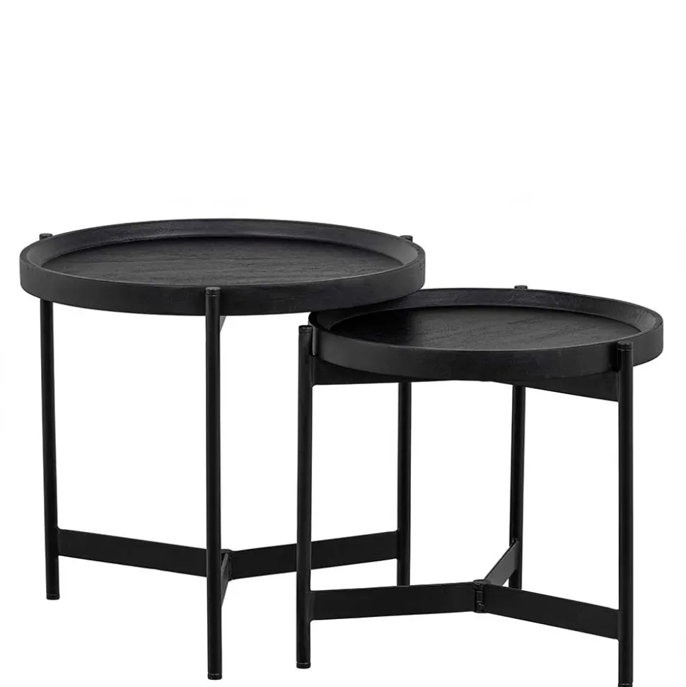 Runde Beistelltische mit Dreifußgestell - Johny (zweiteilig)