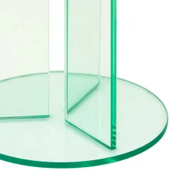 Runde Blumensäulen aus Glas - Shivan (dreiteilig)