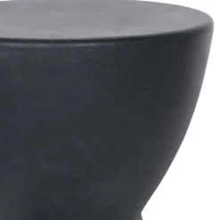 Runde Designhocker aus Tonfaser - Eterna (2er Set)