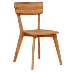 Runde Essgruppe aus Massivholz - Priemwa (fünfteilig)