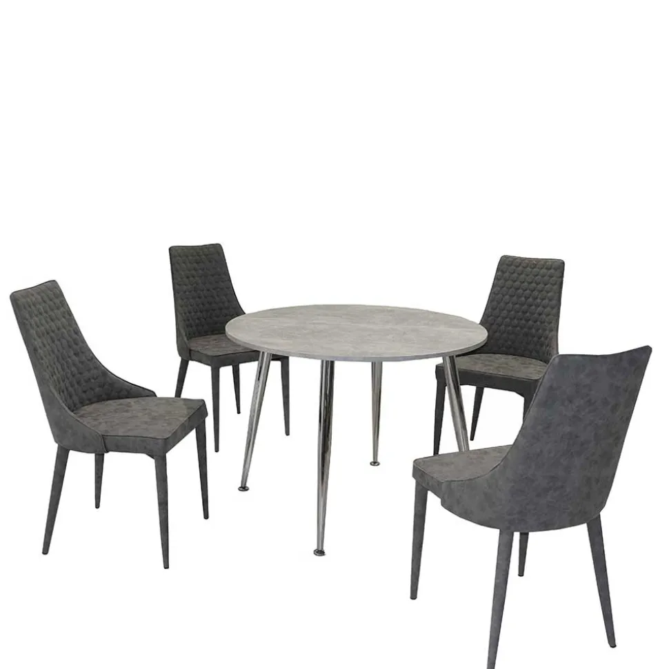 Runde Essgruppe günstig - Later (fünfteilig)