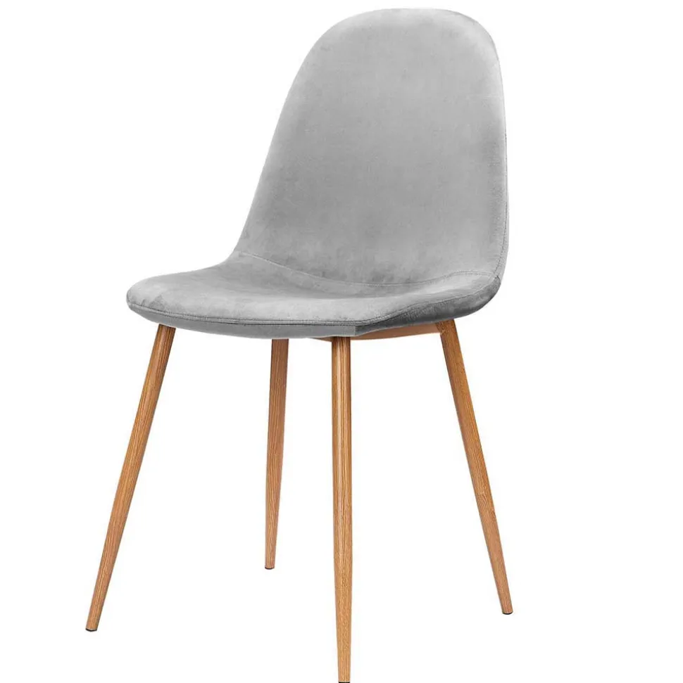 Runde Essgruppe mit Schalenstühlen - Fabiola (fünfteilig)