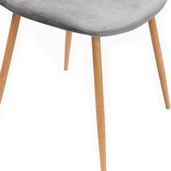 Runde Essgruppe mit Schalenstühlen - Fabiola (fünfteilig)