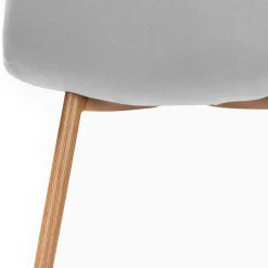 Runde Essgruppe mit Schalenstühlen - Fabiola (fünfteilig)