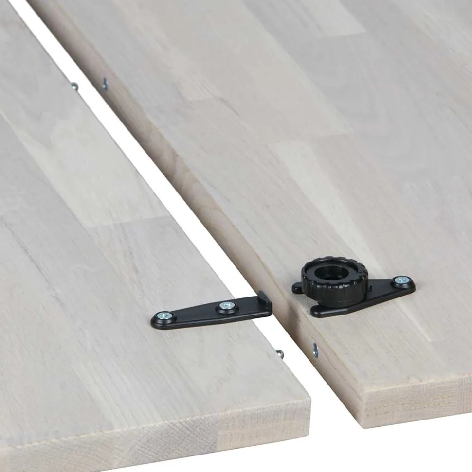 Runder Ausziehtisch in Eiche Bianco - Guern