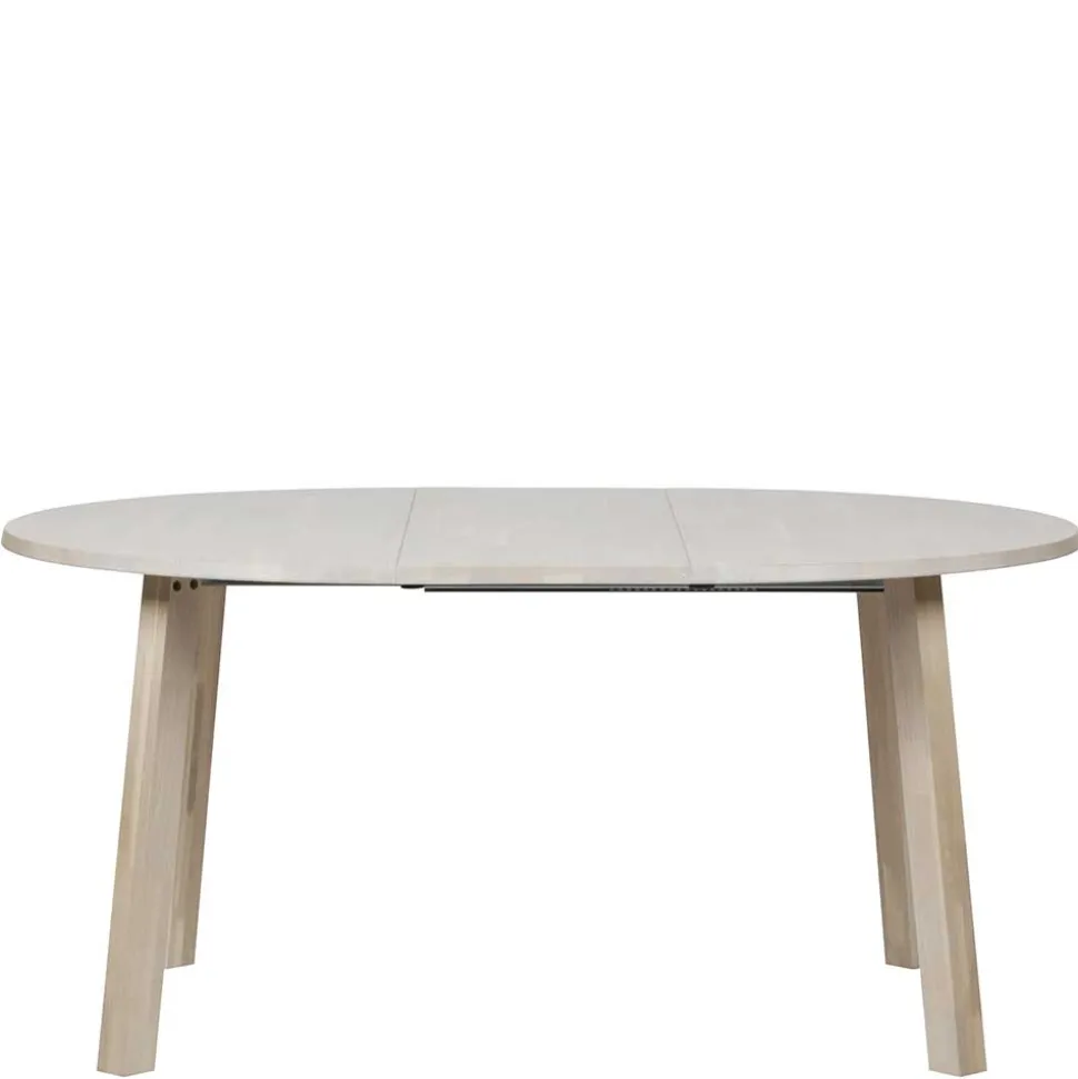 Runder Ausziehtisch in Eiche Bianco - Guern