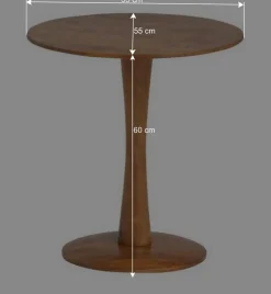 Runder Beistelltisch mit Säulengestell - Odrato