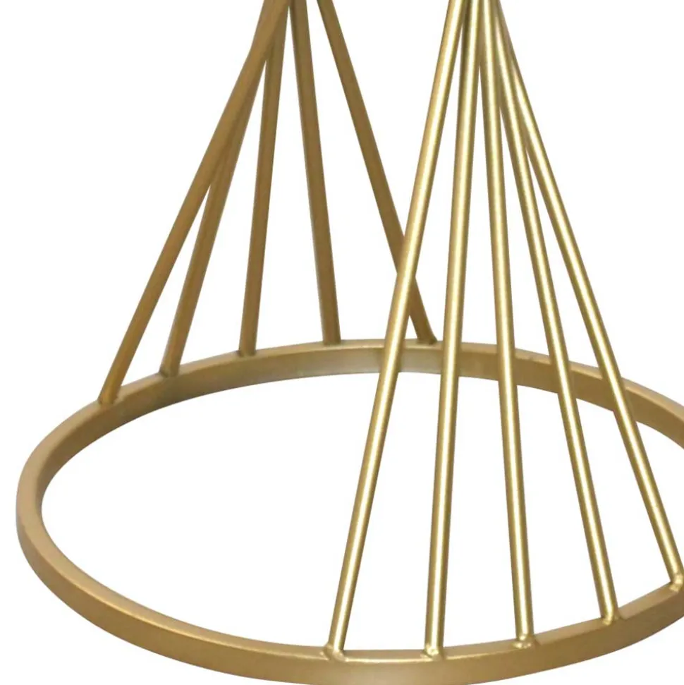 Runder Beistelltisch mit Spiegelglas Platte - Titu