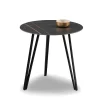 Runder Beistelltisch mit Sinterstein Platte - Avenir