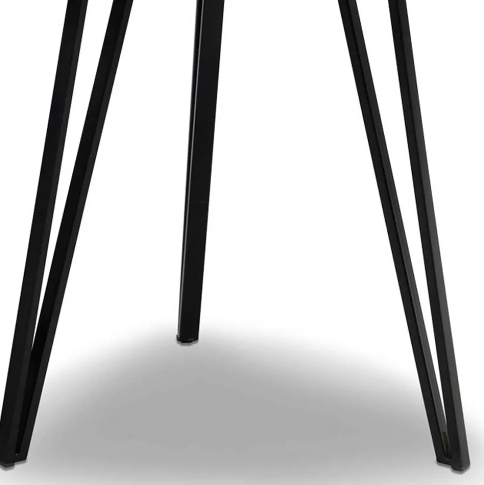 Runder Beistelltisch mit Sinterstein Platte - Avenir