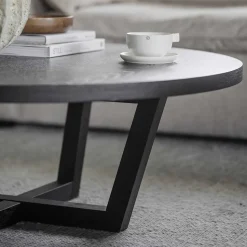 Runder Couchtisch mit Durchmesser 110 cm - Cantabry