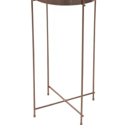 Runder Design Beistelltisch in Rosegold - Merka