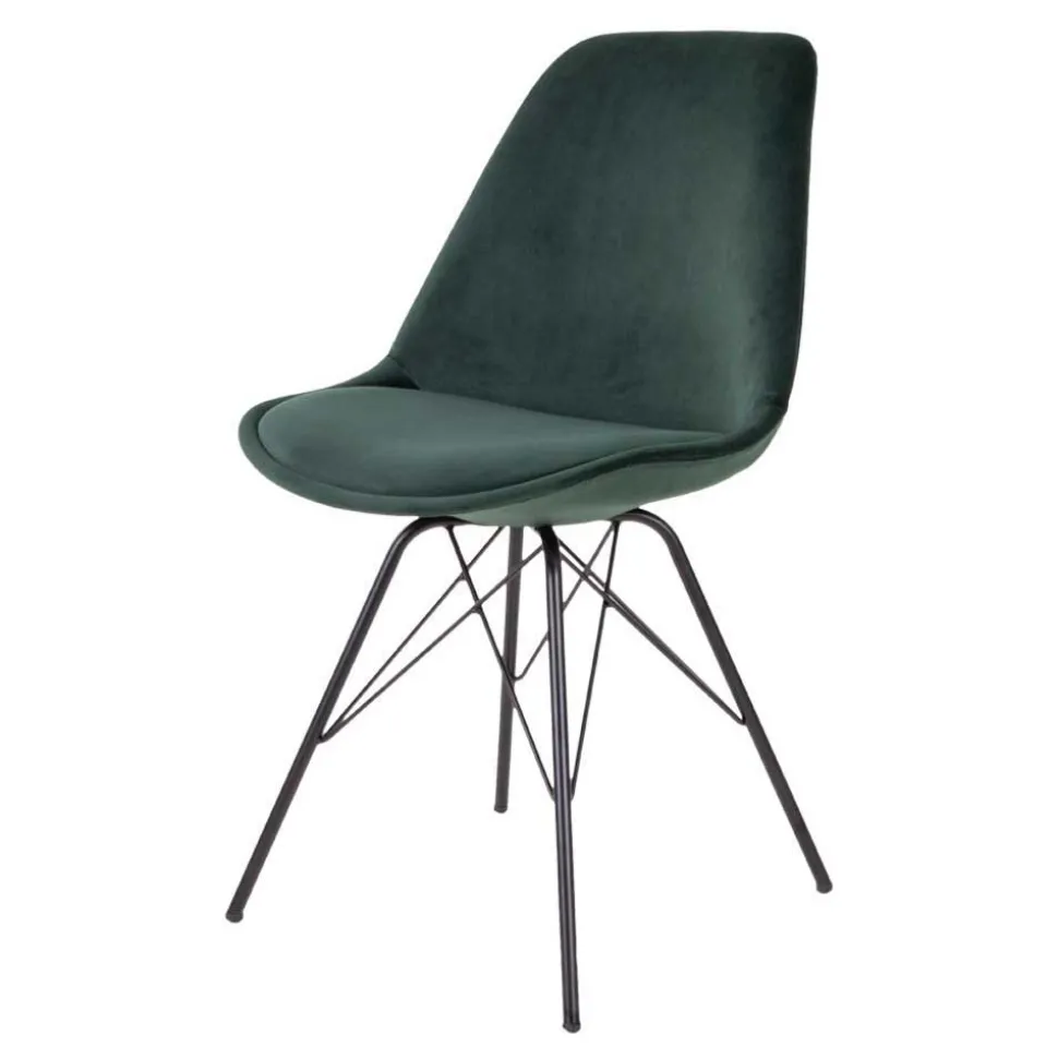 Runder Esstisch & 4 Stühle - Annescu II (fünfteilig)