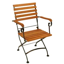 Runder Gartentisch mit Armlehnstühlen - Georgy (dreiteilig)