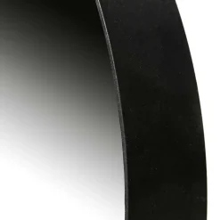 Runder Hängespiegel in Schwarz 80x80x5 - Mion