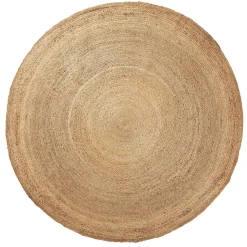 Runder Naturfaserteppich aus Jute-Kordeln - Grandio