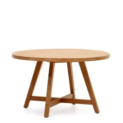 Runder Outdoor-Tisch aus Eukalyptusholz - Lindos