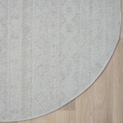 Runder Teppich im Ethno Design - Accaro