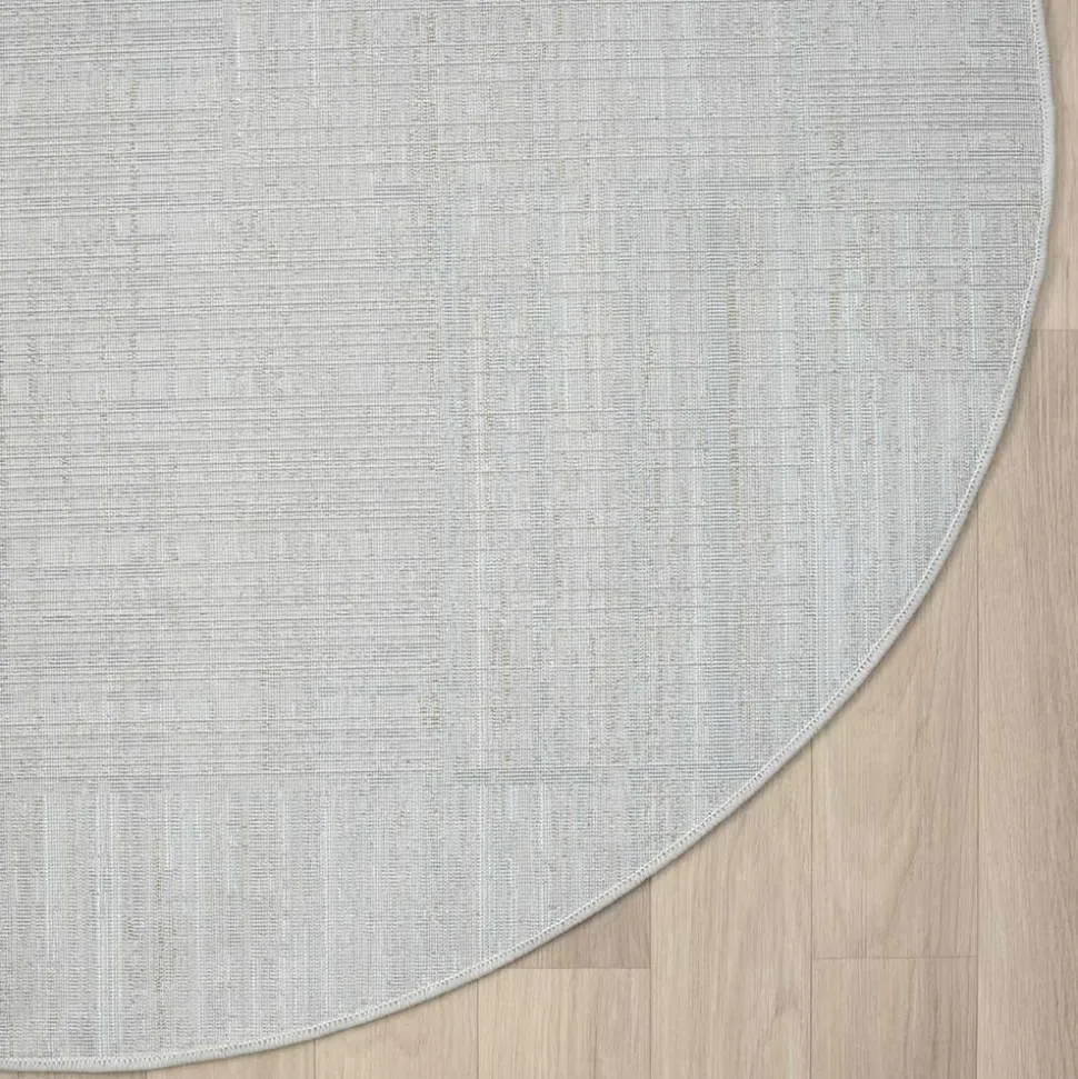 Runder Teppich mit Hoch-Tief-Struktur - Neverdo