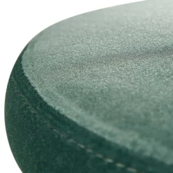 Runder Tresenhocker in Grün Samtsitz - Coulien