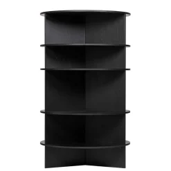 Rundes Standregal aus Esche Massivholz - Nircana