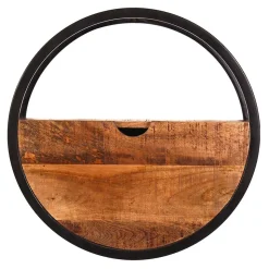 Rundes Wandregal mit einer Schublade - Evradon