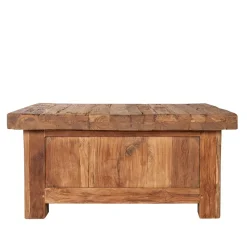 Rustikaler Couchtisch Ragista aus Teak Recyclingholz