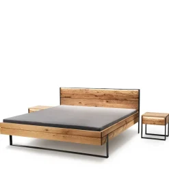 Rustikales Design Bett auf Kufen - Claas