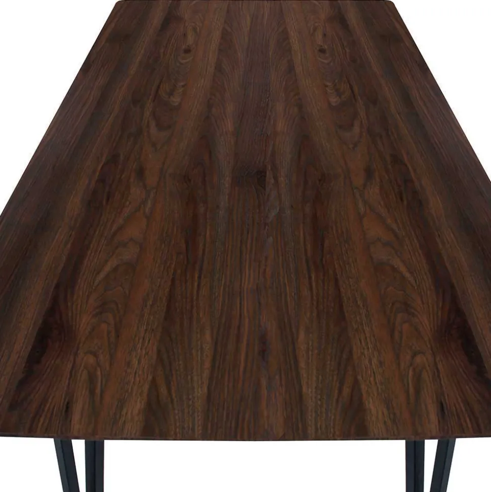 Samt Armlehnenstühle mit Esstisch - Casimir (fünfteilig)