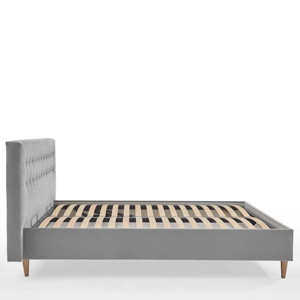 Samt Doppelbett mit Bettkasten - Diadonna