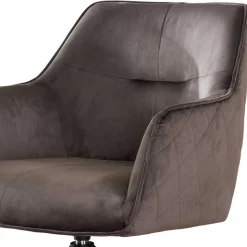 Samt Drehstühle mit Armlehnen - Austino (2er Set)