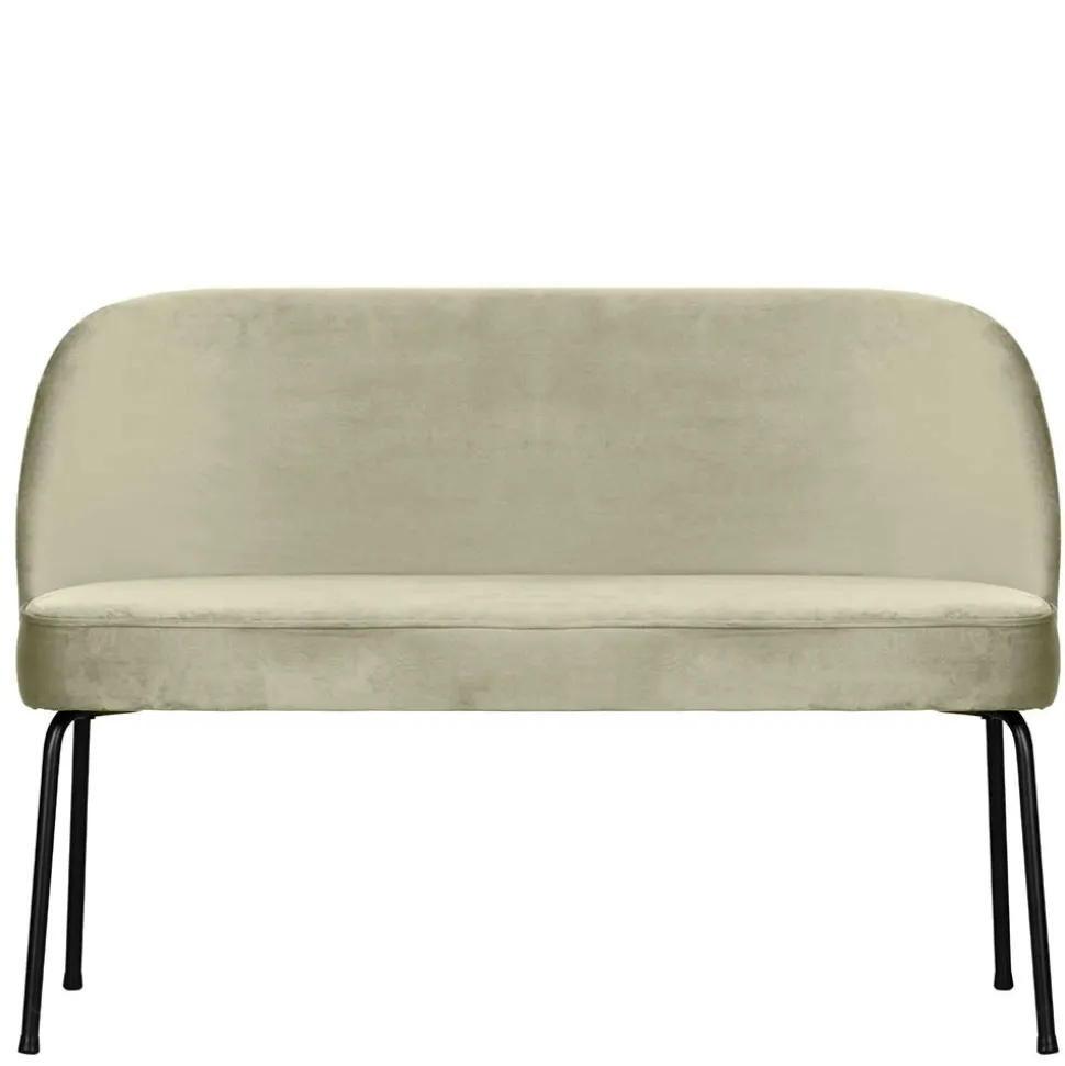 Samt Esstischbank in Graugrün - Ilussiana