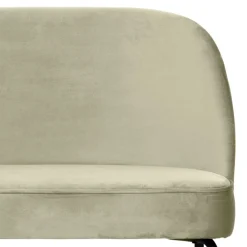 Samt Esstischbank in Graugrün - Ilussiana