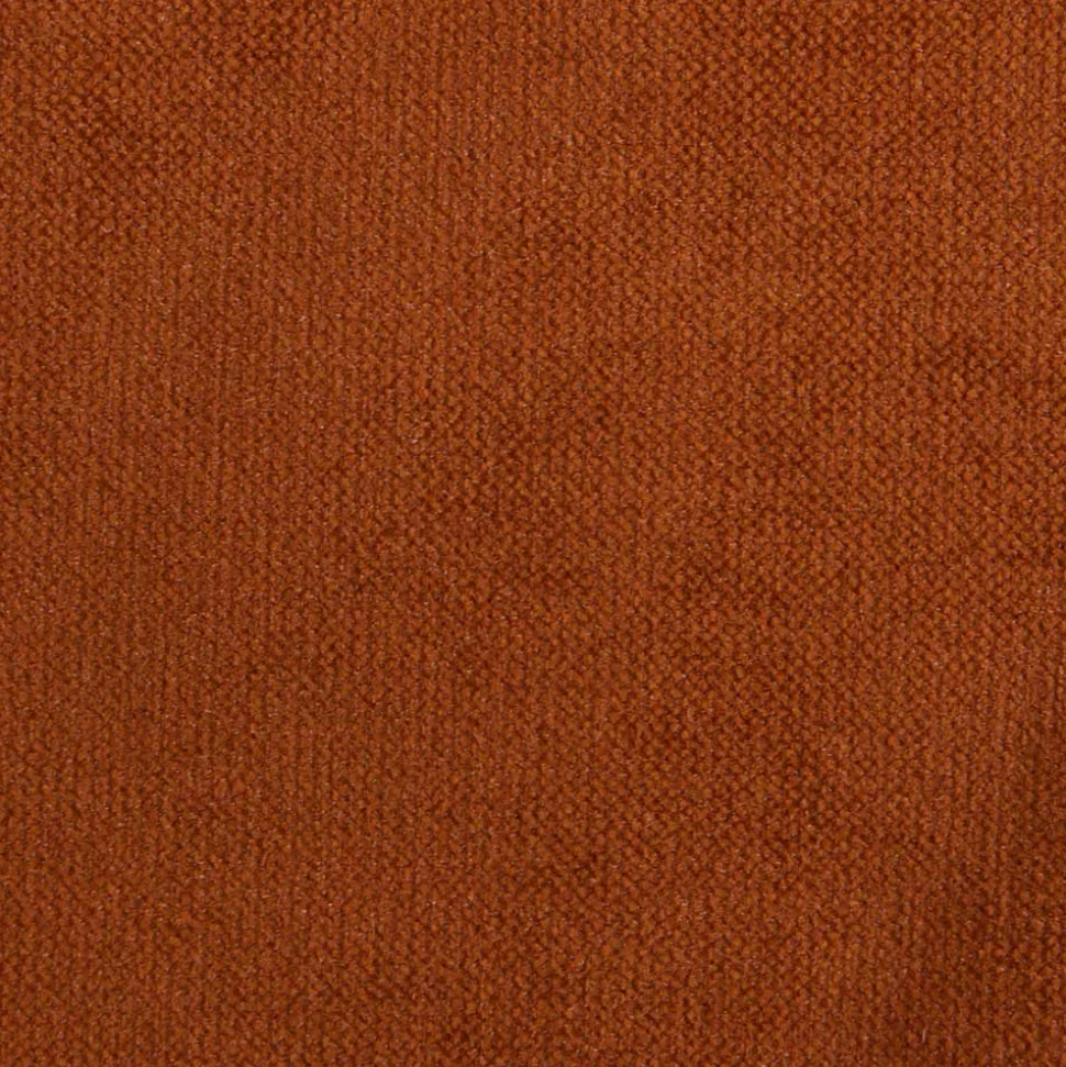 Samt Hocker in Rost Braun - Naryon