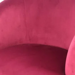 Samt Kindersessel in Pink mit Fransen - Lagada