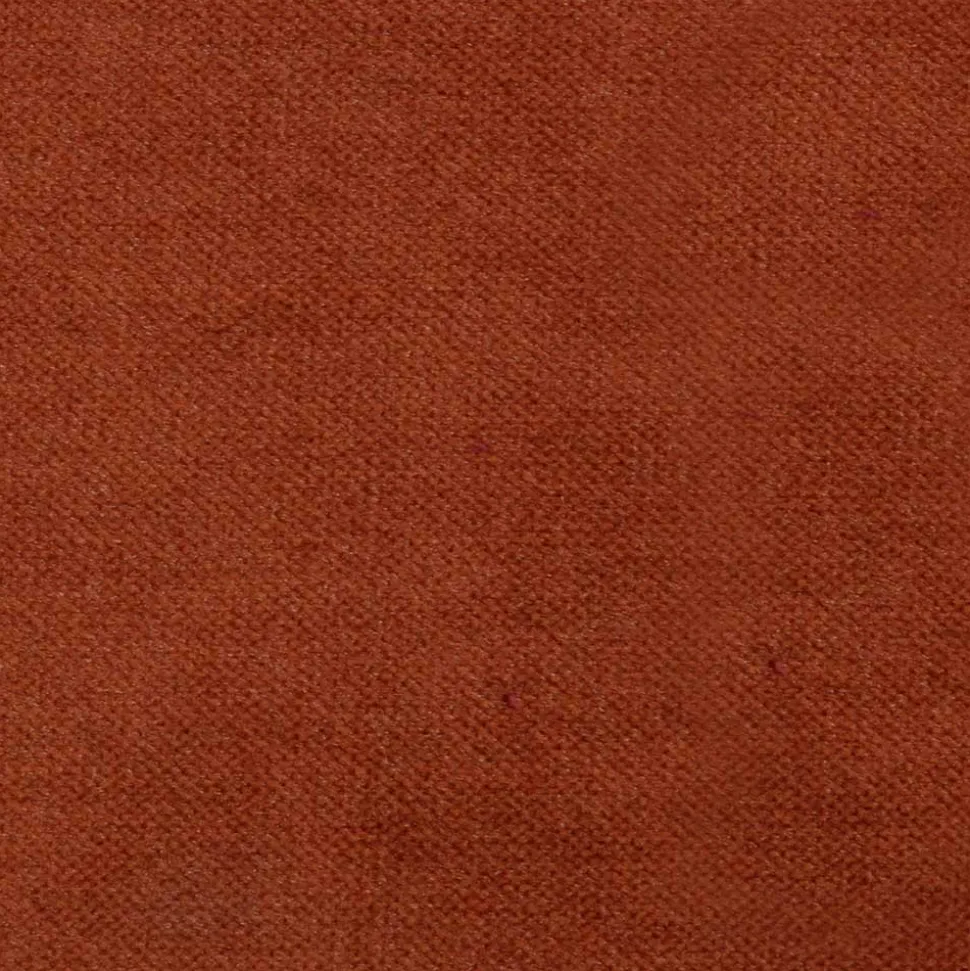 Samt Polstersessel in Rost Braun - Zitrony