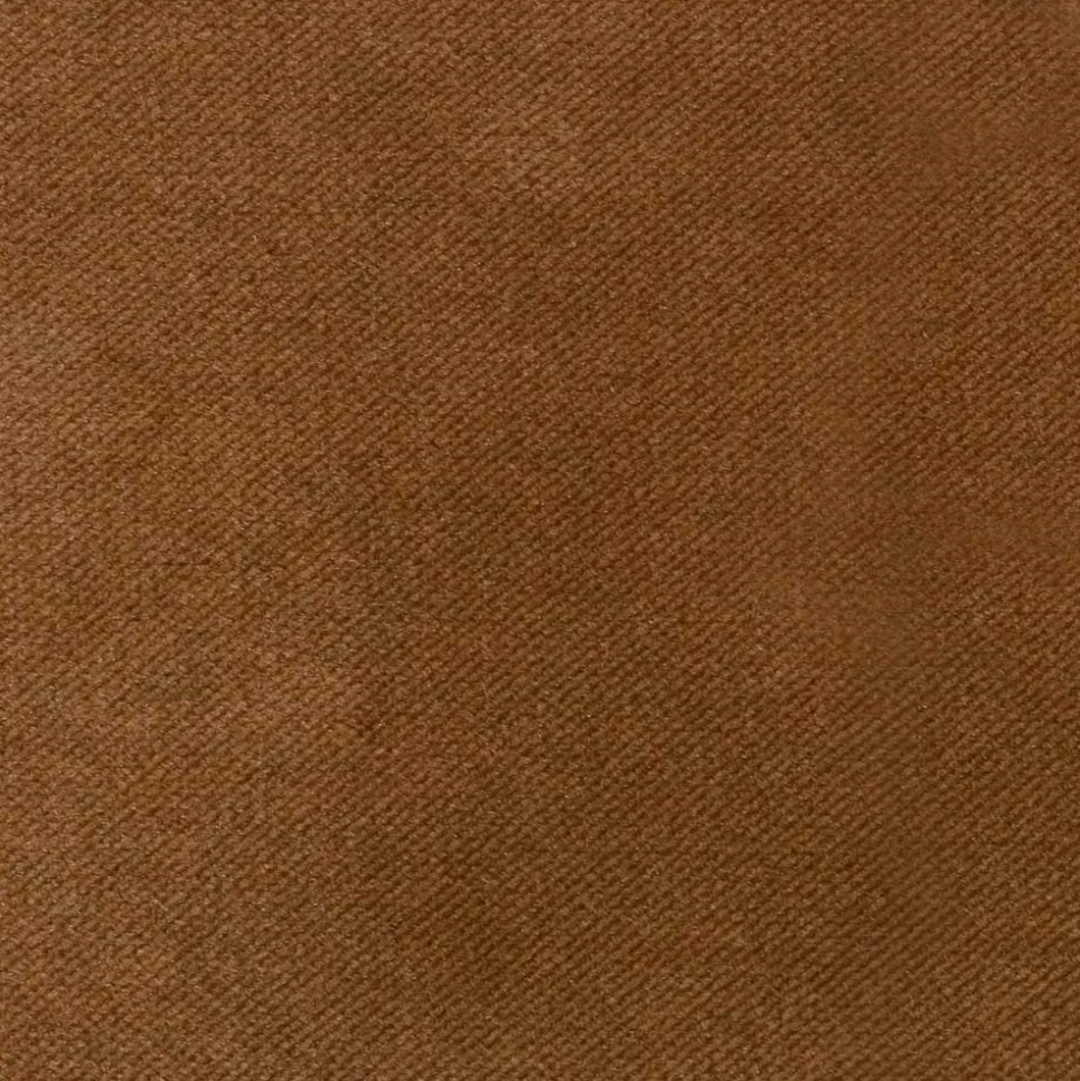 Samt Retrosofa in Honigfarben - Saguan