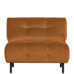 Samtsessel in Hellbraun - Mindnight