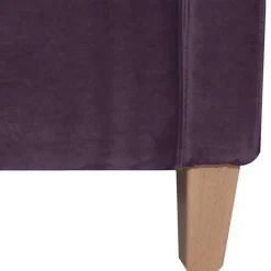 Samtvelours Wohnzimmersessel in Dunkellila - Adagiona