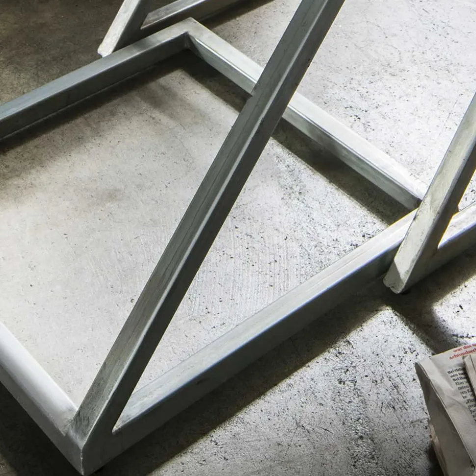 2-Satz Beistelltisch mit Z-Gestell - Matiro (zweiteilig)