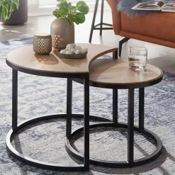 2-Satz Couchtisch in Mango - Acapella (zweiteilig)