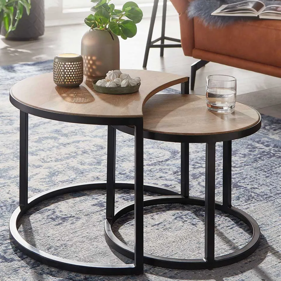 2-Satz Couchtisch in Mango - Acapella (zweiteilig)