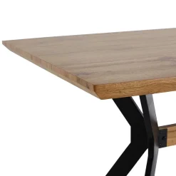 Scandi Chic Essgruppe mit Polsterstühlen - Coestra (fünfteilig)