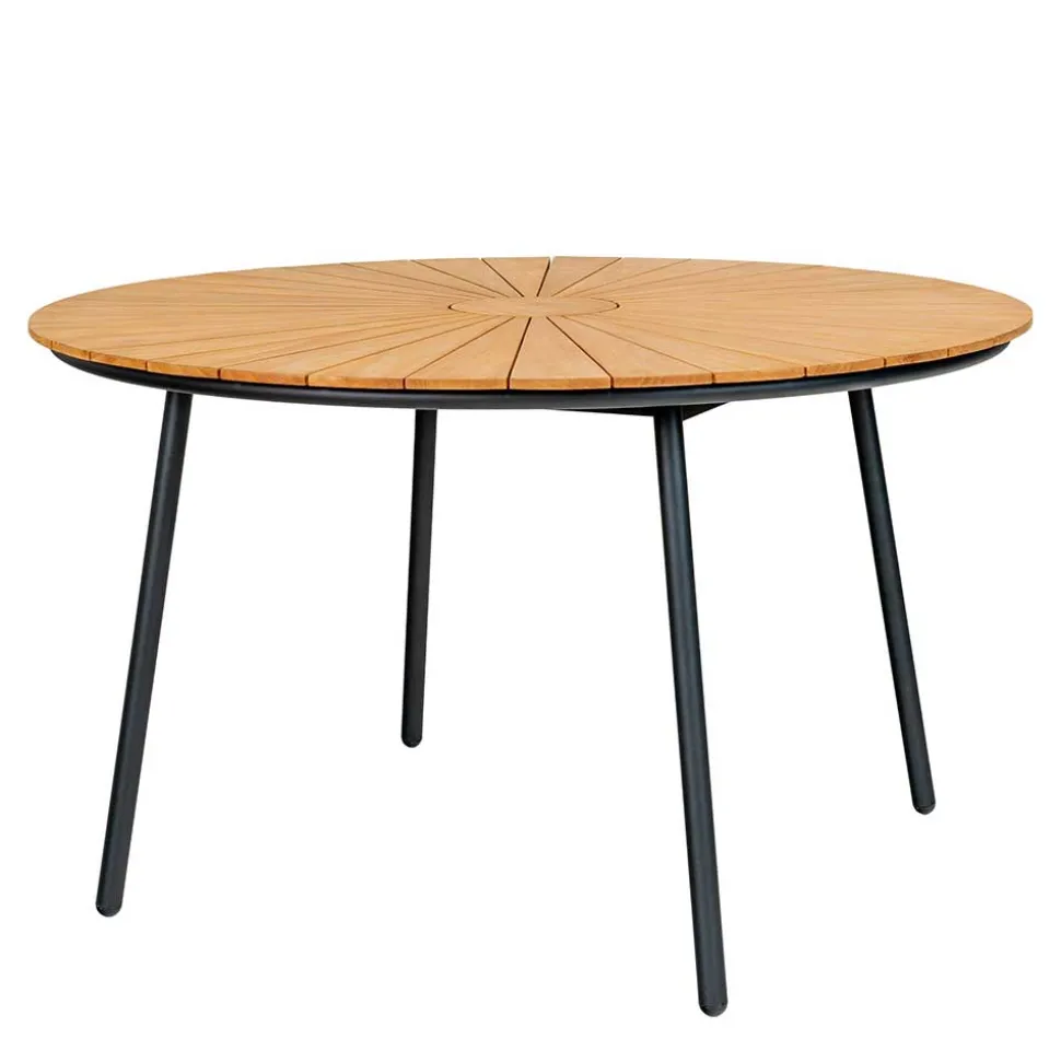 Scandi Chic Gartentisch aus Teak Massivholz - Farmer