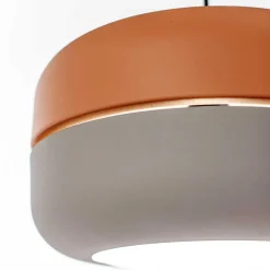 Scandi Chic Hängelampe in Rosa & Grau - Longos