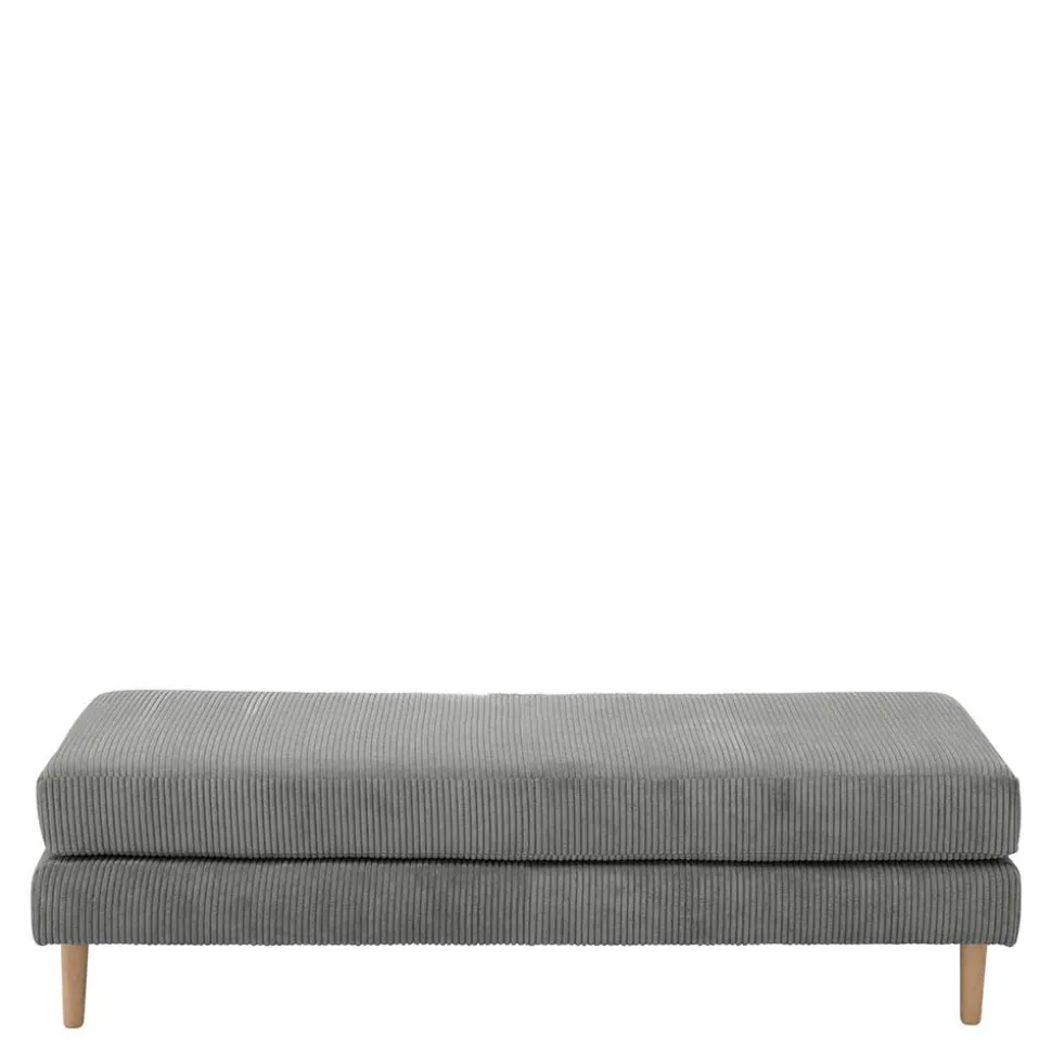 Scandi Chic Hocker in Anthrazit Cord - Lidio