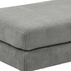 Scandi Chic Hocker in Anthrazit Cord - Lidio